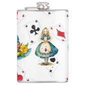 Alice im Wunderland Flachmann (Vorderseite)