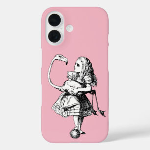 Alice im Wunderland Flamingo iPhone 16 Hülle