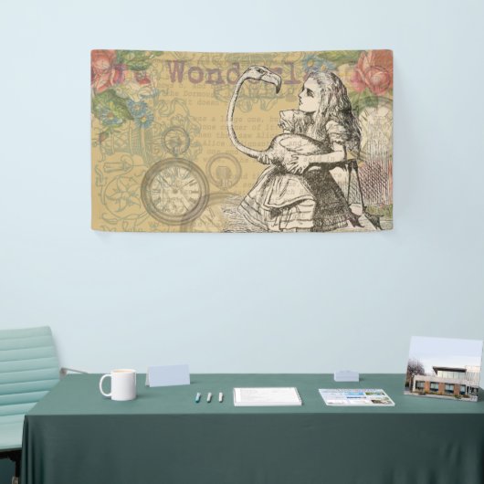Alice im Wunderland Flamingo Classic Banner (Messeveranstaltung)