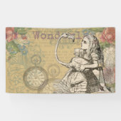 Alice im Wunderland Flamingo Classic Banner (Horizontal)