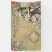 Alice im Wunderland Flamingo Classic Banner (Vertikal)
