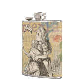 Alice im Wunderland Flamingo Classic Flachmann (Links)