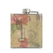 Alice im Wunderland Flamingo Classic Flachmann (Rückseite)