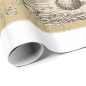 Alice im Wunderland Flamingo Classic Geschenkpapier (Rolleneckpunkt)