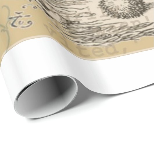 Alice im Wunderland Flamingo Classic Geschenkpapier (Rolleneckpunkt)