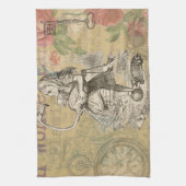 Alice im Wunderland Flamingo Classic Geschirrtuch (Vertikal)