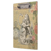 Alice im Wunderland Flamingo Classic Klemmbrett (Links)