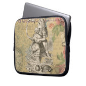 Alice im Wunderland Flamingo Classic Laptopschutzhülle (Vorderseite Links)