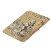 Alice im Wunderland Flamingo Classic Magnet (Linke Seite)