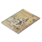 Alice im Wunderland Flamingo Classic Notizblock (Linke Seite)