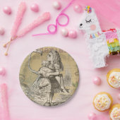 Alice im Wunderland Flamingo Classic Pappteller (Party)