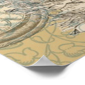 Alice im Wunderland Flamingo Classic Poster (Ecke)