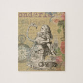 Alice im Wunderland Flamingo Classic Puzzle (Vertikal)