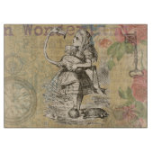 Alice im Wunderland Flamingo Classic Schneidebrett (Vorderseite)