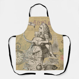 Alice im Wunderland Flamingo Classic Schürze