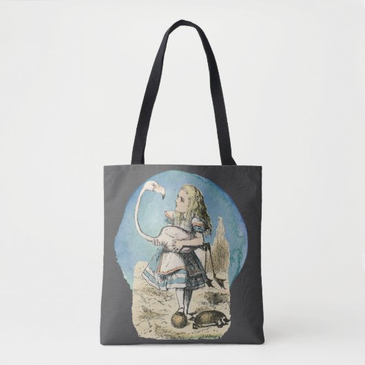 Alice im Wunderland Flamingo Croquet Tasche (Vorderseite)