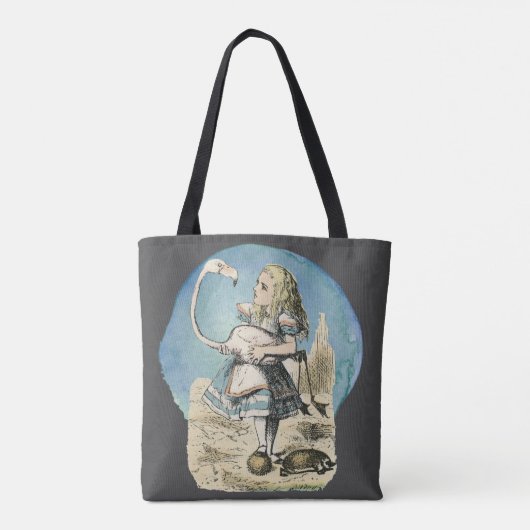 Alice im Wunderland Flamingo Croquet Tasche (Rückseite)