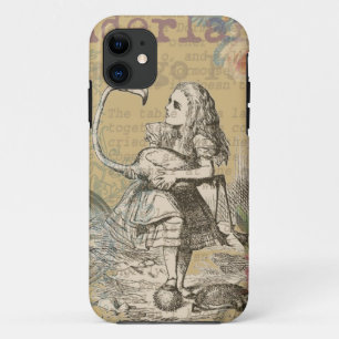 Alice im Wunderland Flamingo Klassiker iPhone 11 Hülle