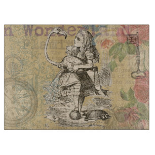 Alice im Wunderland Flamingo Klassiker Schneidebrett