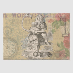 Alice im Wunderland Flamingo Klassiker Seidenpapier