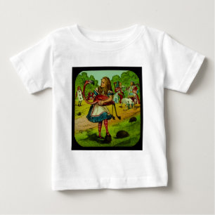 Alice im Wunderland Flamingo Krocket Baby T-shirt