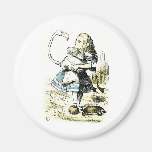 Alice im Wunderland: Flamingo Magnet (Vorne)