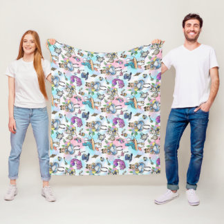 Alice im Wunderland Fleece Blanket