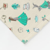 Alice im Wunderland Fleecedecke (Ecke)