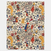 Alice im Wunderland Fleecedecke (Vorderseite)