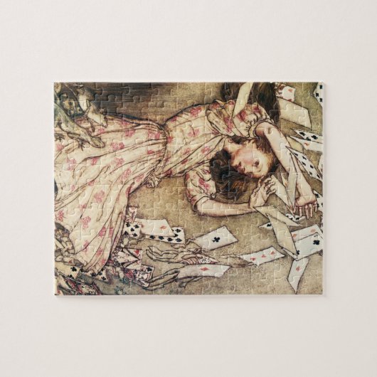 Alice im Wunderland-Fliegen kardiert Puzzlespiel Puzzle (Horizontal)