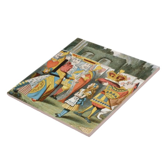 Alice im Wunderland  Fliese (Seite)