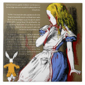 Alice im Wunderland Fliese (Vorderseite)