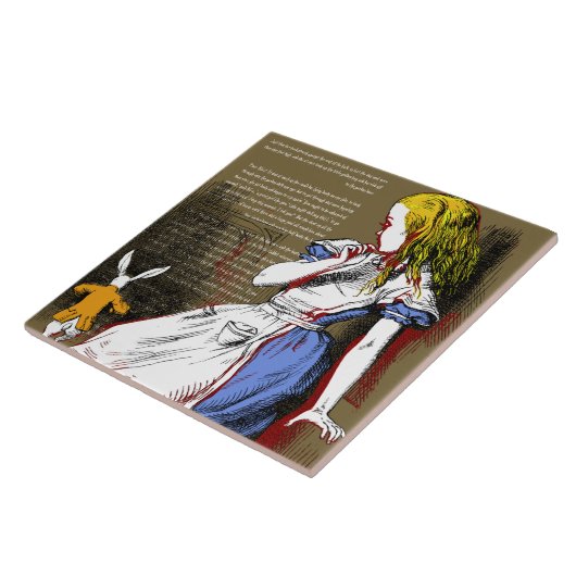 Alice im Wunderland Fliese (Seite)