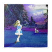 Alice im Wunderland Fliese (Vorderseite)