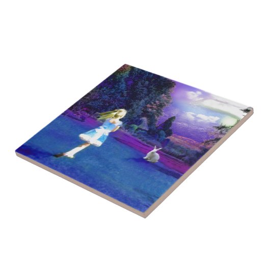 Alice im Wunderland Fliese (Seite)