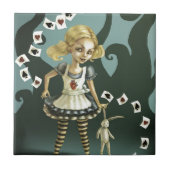 Alice im Wunderland Fliese (Vorderseite)