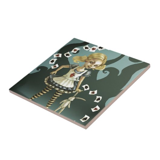 Alice im Wunderland Fliese (Seite)