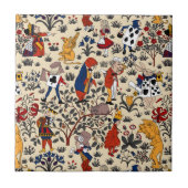 Alice im Wunderland Fliese (Vorderseite)