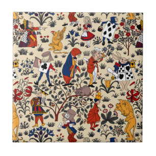 Alice im Wunderland Fliese