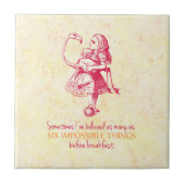 Alice im Wunderland Fliese (Vorderseite)