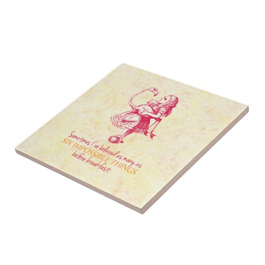Alice im Wunderland Fliese (Seite)