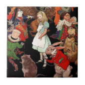 Alice im Wunderland Fliese (Vorderseite)