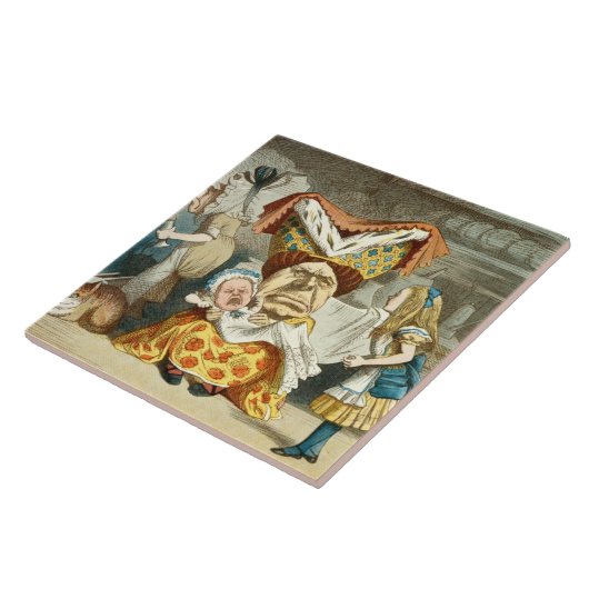 Alice im Wunderland  Fliese (Seite)