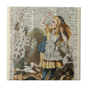 Alice im Wunderland Fliese