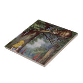 Alice im Wunderland-Fliese, Cheshire-Katze Fliese (Seite)