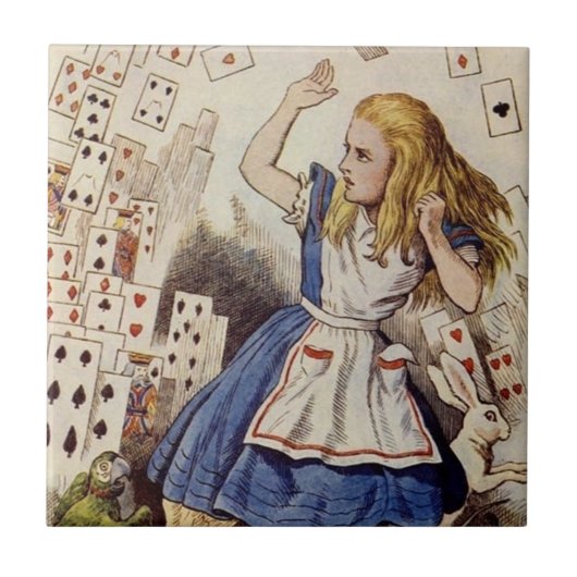 Alice im Wunderland-Fliese, Karten-Angriff Fliese (Vorderseite)