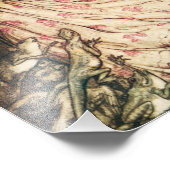 Alice im Wunderland Flying Cards Fotodruck (Ecke)