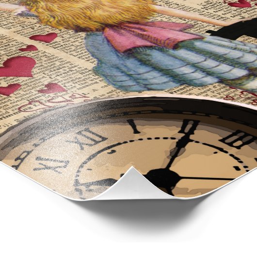 Alice im Wunderland Fotodruck (Ecke)