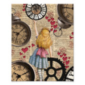 Alice im Wunderland Fotodruck (Vorne)