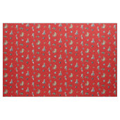 Alice im Wunderland für rotes und schwarzes Cobweb Stoff (Fat Quarter (45,7 x 55,9 cm))